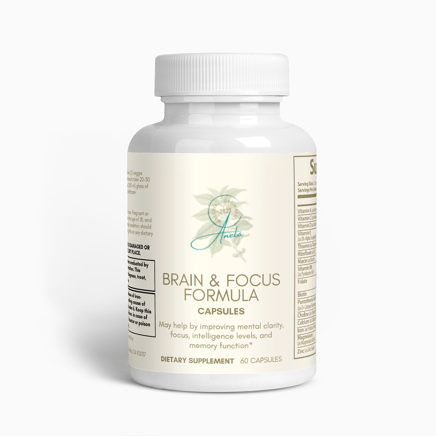 Nootropic Brain & Focus Formula – Anela