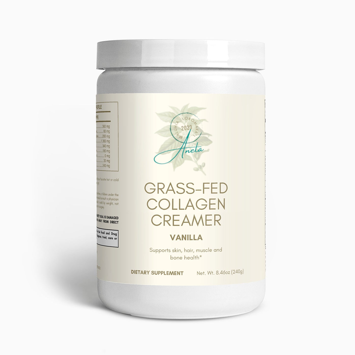Grass-Fed Collagen Creamer (Vanilla)